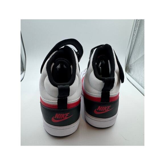 Nike Court Borough Mid 2 kids Shoes 6.5 YOUTH NWOB red, black, white - Picture 9 of 10